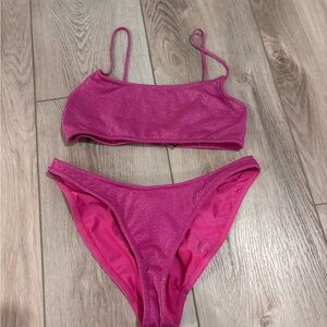 Triangl Swimwear Pink Sparkle Bikini